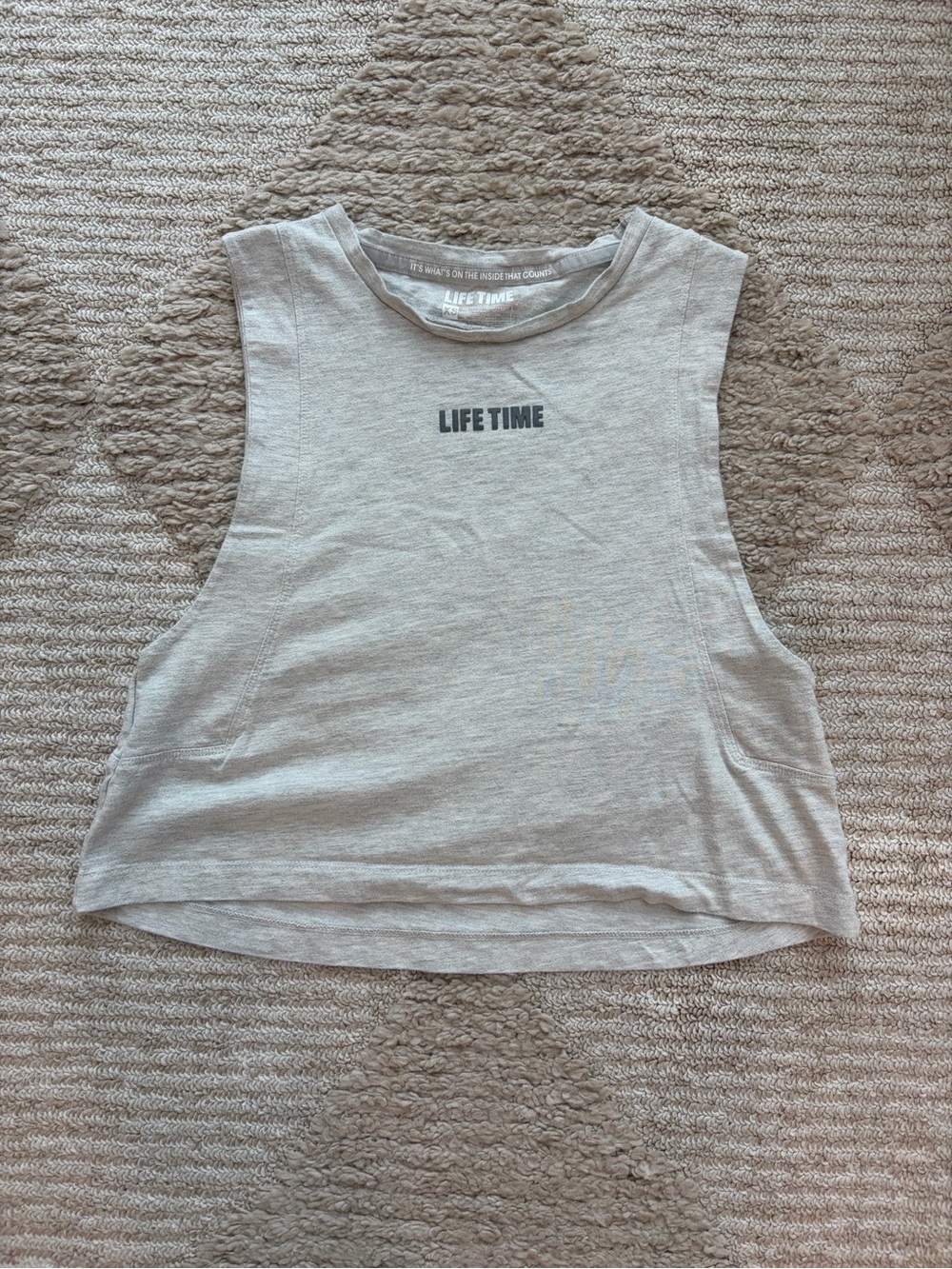 LifeTime Sleeveless Crop Tank